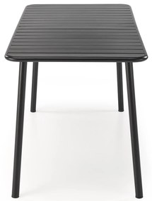 Masă de grădină Basto 1 (negru) (pentru 6 persoane). 1092371