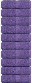 vidaXL Prosoape de oaspeți, FROGN, 10 buc, violet, 30x50 cm, 360 g/m²