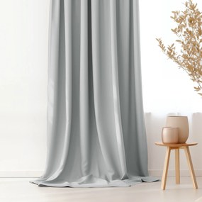 Goldea draperie decorativă rongo - gri deschis 220x145 cm