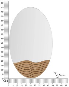 Oglindă de perete 50x80 cm Lines – Mauro Ferretti