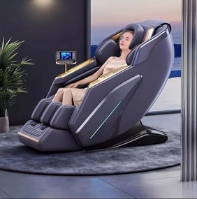 PRIMUS ULTRA PREMIUM Fotoliu de masaj 3D – relaxare inteligentă, la tine acasă - Scanare automata, AI Voice,încărcare wireless telefon, Incalzire, Zero Gravity, difuzoare Bluetooth, controler rapid