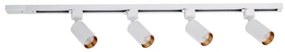 Spot pe șină TRACER 4x GU10/10W/230V, 1 m, alb