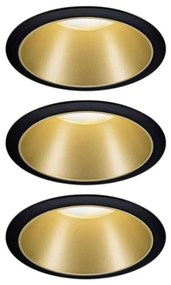 Paulmann 93404 - Set 3x LED 6,5W IP44, luminar baie COLE, dimabil, 230V