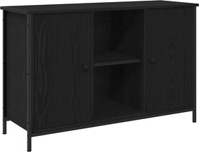 vidaXL Set comodă TV Stejar Negru 101 x 35 x 65 cm Lemn compozit