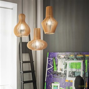 Lustra lemn design natural CITRUS-3 SP1 159867