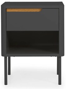 Noptieră Tenzo Switch, gri antracit