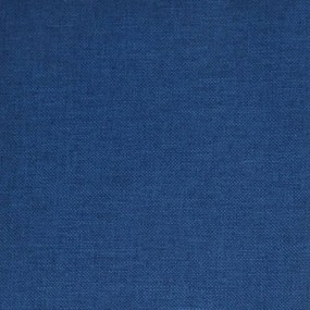 Scaune de sufragerie pivotante, 4 buc., albastru, textil 4, Albastru