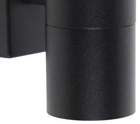 Lampă de perete inteligentă de exterior neagră, incl. WiFi GU10 IP44 - Solo