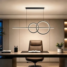 BRILAGI - Lustră LED reglabilă pe cablu SIGNATURE LED/53W/230V 120 cm neagră + telecomandă