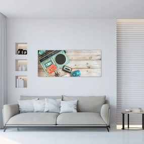 Tablou - Radio retro (120x50 cm)