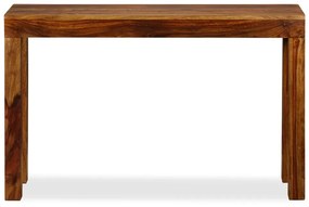 243949 vidaXL Masa consolă din lemn masiv de sheesham, 120 x 35 x 75 cm