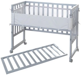 Pătuț gri 90x45 cm – Roba