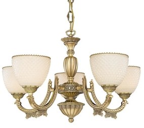 Candelabru din alama cu 5 brate design italian 7055