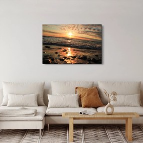 Tablou - Apus de soare, ocean (90x60 cm)