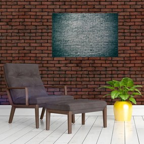 Tabloul cu perete din cărămidă (90x60 cm)