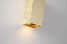Aplica iluminat ambiental metal auriu Don Square 2