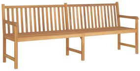 vidaXL Bancă de grădină, 228 cm, lemn masiv de tec