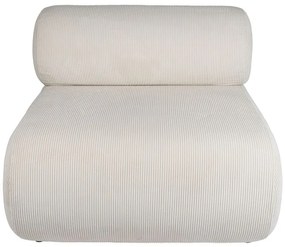 Fotoliu din catifea, alb, cu aspect vintage, Chelsea