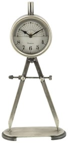 Ceas decorativ de masa din metal, 43 x 21 x 9,5 cm, Compasso Mauro Ferreti