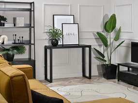 Măsuță consolă Ines (lemn negru + negru). Promo -10%. 1110809