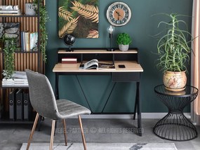 Masă PC Aspart (stejar + negru). Promo -12%. 1109727