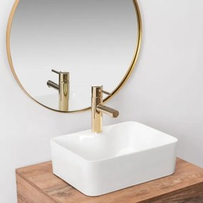 REA-U8196 - Lavoar pentru blat KELLY MINI 31x41 cm ceramică/alb lucios