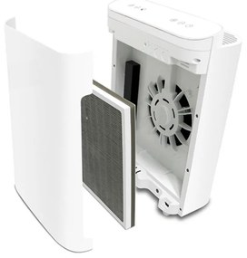 Resigilat: Purificator de aer MUHLER APM-350UVS, HEPA, 5 niveluri de filtrare, senzor de calitate, 4 viteze, funcție Sleep, alb