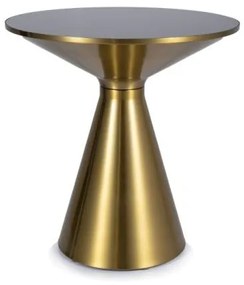 Masa de cafea Seti negru/auriu ø50/h53