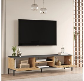 Set mobilier living Relundetta (Pin atlantic + antracit). 1107148