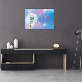 Tablou - Păpădie în vânt (70x50 cm)