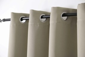 Perdea bej OXFORD 140x250 cm Agatat: Inele metalice