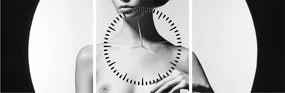 Tablou - Nud feminin (cu ceas) (90x30 cm)