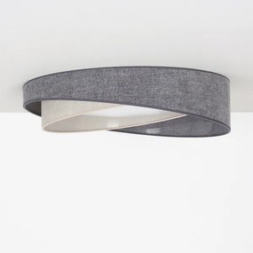 BRILAGI- LED corp de iluminat dimabil VELVET TWIST LED/36W/230V CCT Ø 65 cm WT gri/crem. + telecomandă