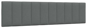 vidaXL Pernă pentru tăblie de pat, gri închis, 200 cm, material textil