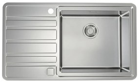 Chiuveta inox Alveus Rando 50 Satin 87x51 cm dreapta