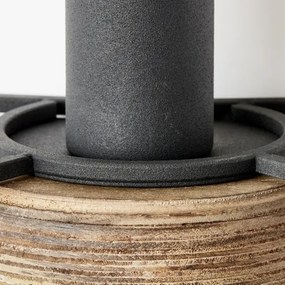 Brilliant - Aplică de perete TOSH 1xE27/52W/230V, finisaj plop