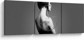 Tablou - Femeie elegentă (cu ceas) (90x30 cm)