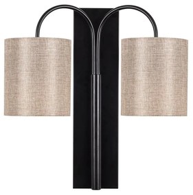 Aplică metalică Opviq lights Aristo, negru