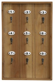 Suport pentru chei, din lemn, aspect rustic