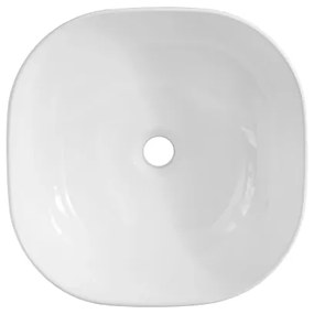 COMAD UM-6252 SMILE 40 DP - Lavoar pe blat SMILE 41x41 cm alb lucios