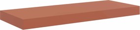 vidaXL Raft de perete Pe perete Roșu 60 x 23 x 4 cm Lemn compozit