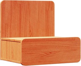 vidaXL Noptieră Maroniu cerat 44 x 32,5 x 40 cm Lemn masiv de pin