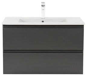 Dulap inferior Vario Forte 80 cu lavoar antracit-antracit