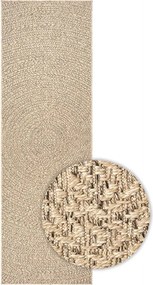 vidaXL Covor ZIZUR aspect iută, 80x200 cm, pentru interior și exterior