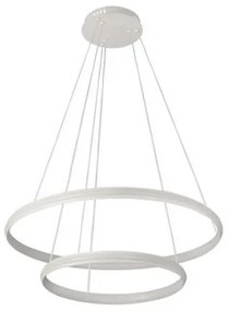 Candelabru LED dimabil suspendat pe cablu LED/90W/230V 3000-6500K Ø 60 cm + telecomandă