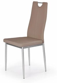 Scaun K202 piele ecologica cappucino