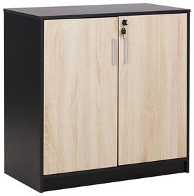 Dulap Zirkone (Negru + lemn deschis) . 1076654