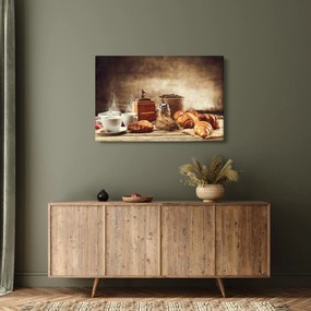 Tablou - Cafea și mic dejun (90x60 cm)
