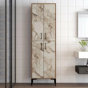 Dulap Berlin Walnut and White Marble
