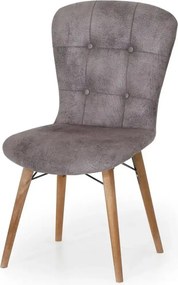 Scaun living tapitat rosu Beluga Homs